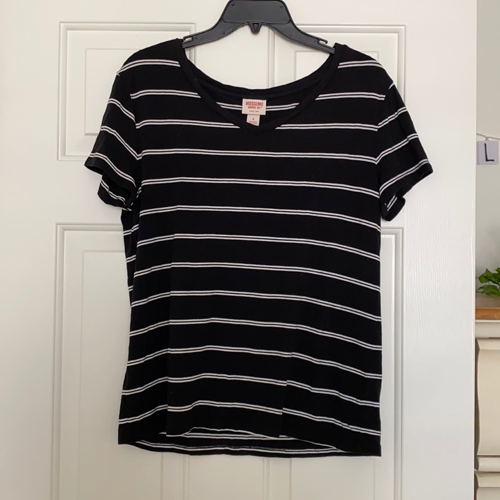 Black and white striped shirt